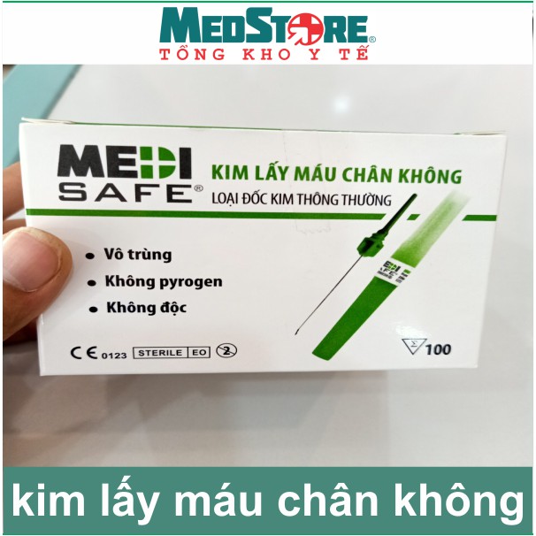 Kim lấy máu chân không, loại đốc 21G, 22G