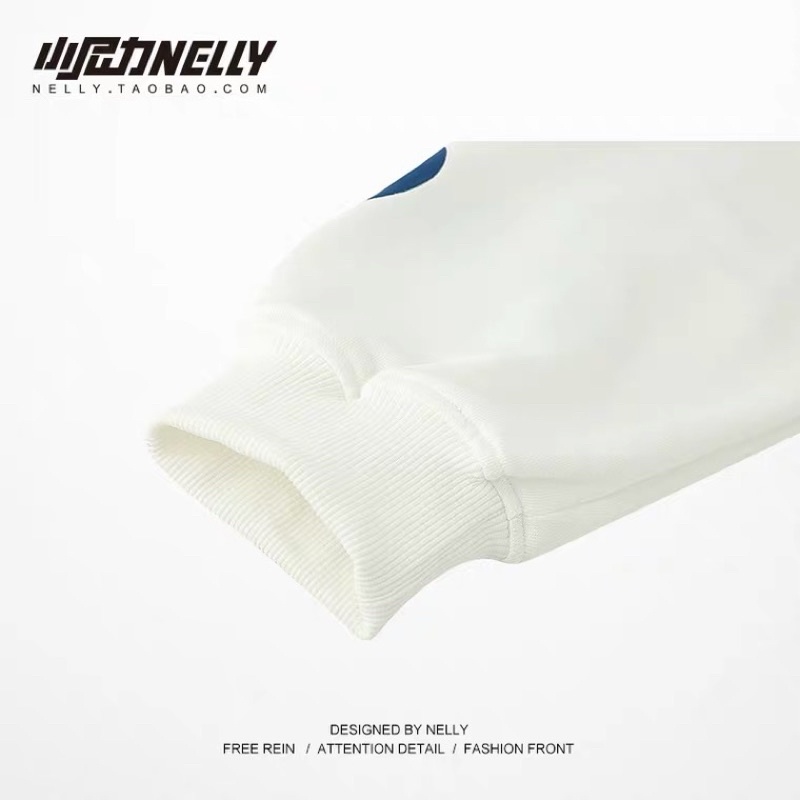 Áo sweater da cá 4132 nelly heybig dáng unisex form rộng 49 24 50