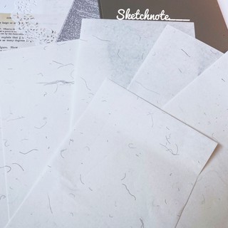Giấy lụa ép hoa lá set 10 tờ (006)