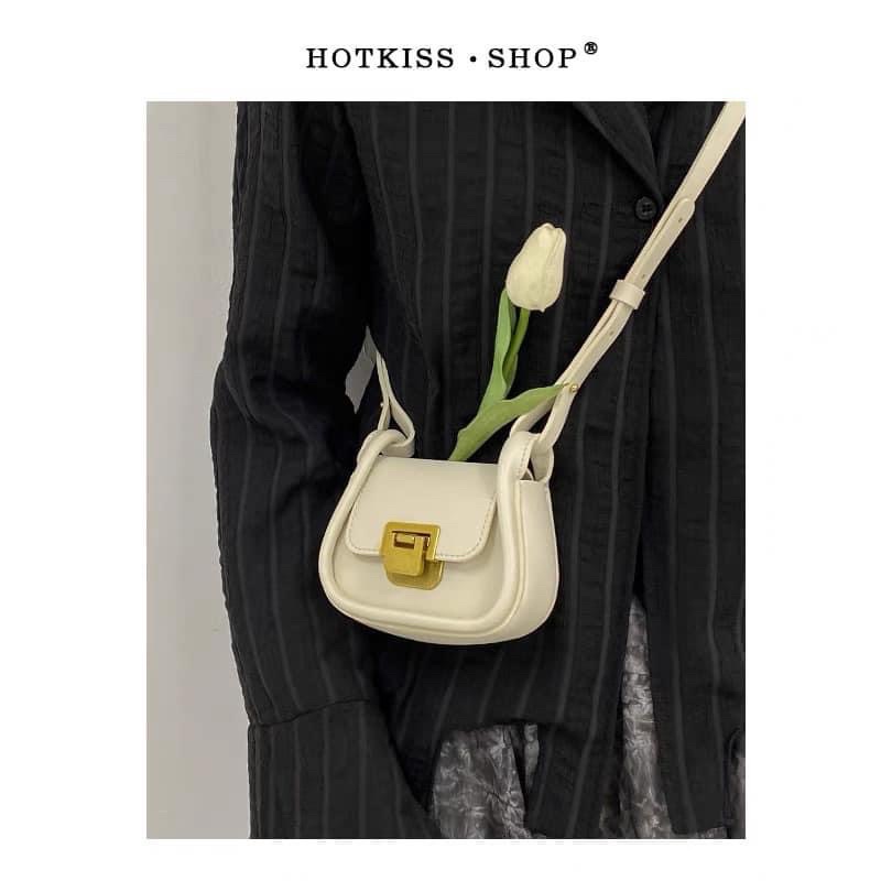 TÚI MINI KHOÁ GẬP VIỀN CONG