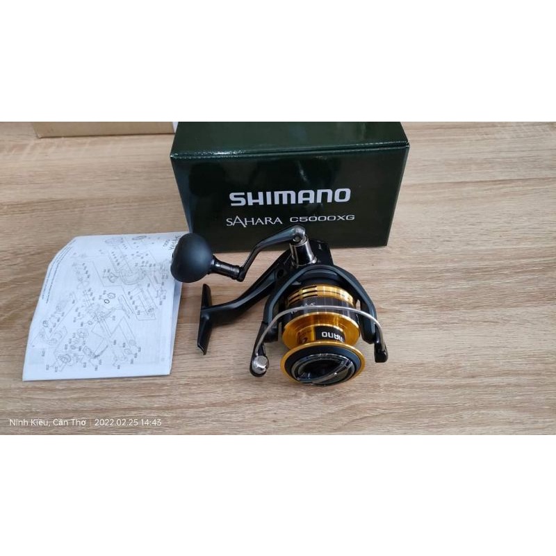 Máy Câu Cá Shimano 2022 Sahara C5000XG - Máy Đứng