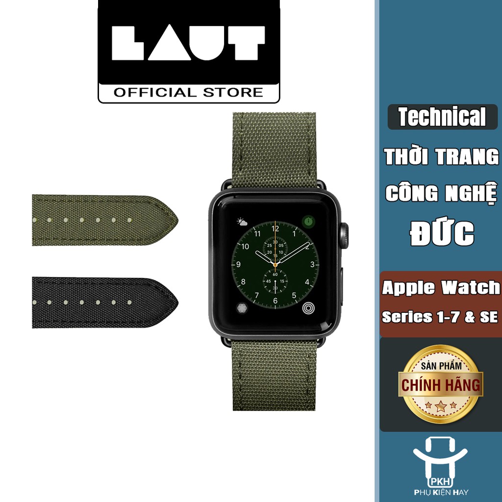 Dây Đeo Apple Watch Series 1/2/3/4/5/6/7 & SE Laut Technical - Hàng Chính Hãng