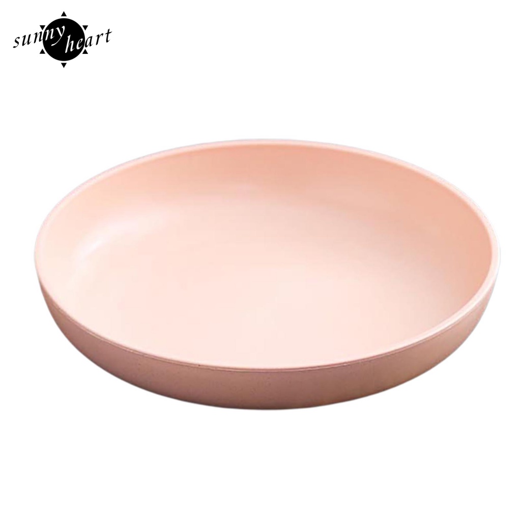 Đĩa Nhựa Tròn Màu Trơn Hình Trái Tim