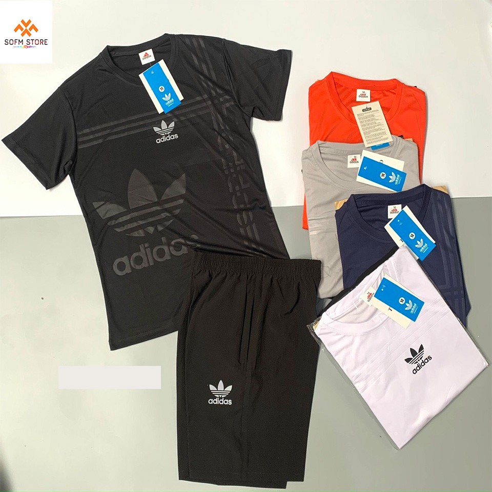 [MUA LẺ GIÁ SỈ 🔥] ĐỒ BỘ NAM CHẤT THUN LẠNH HÀNG CAO CẤP MẶC HÈ PHONG CÁCH THỂ THAO + TẶNG 1 ĐÔI TẤT KHI MUA 2 SẢN PHẨM | BigBuy360 - bigbuy360.vn