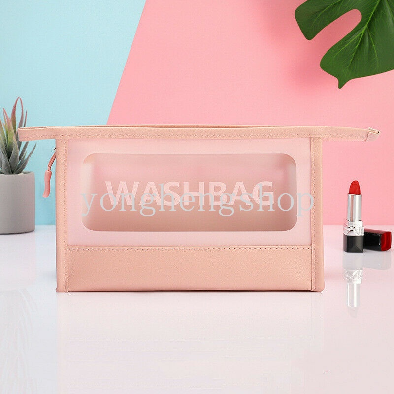Túi Đựng Mỹ Phẩm Trong Suốt Sức Chứa Lớn Tiện Dụng Khi Đi Du Lịch