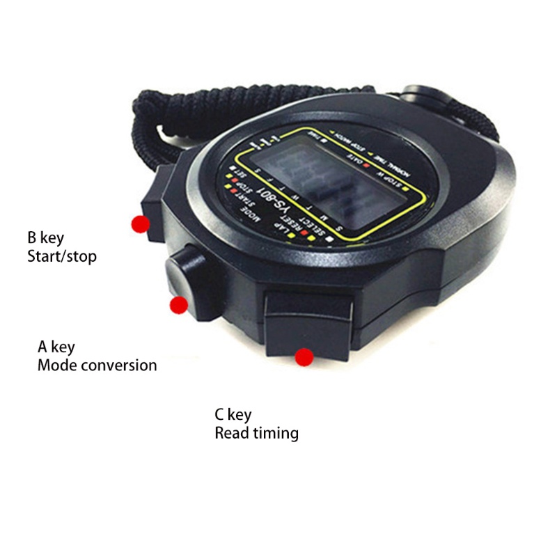 Đồng Hồ Bấm Giờ Chuyên Nghiệp Chống Nước Chống Bụi Chống Sốc