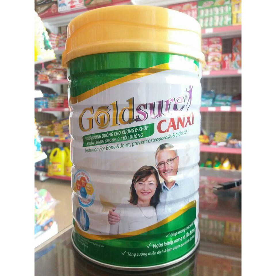 Combo 6 lon sữa Goldsure canxi 900g (date mới)