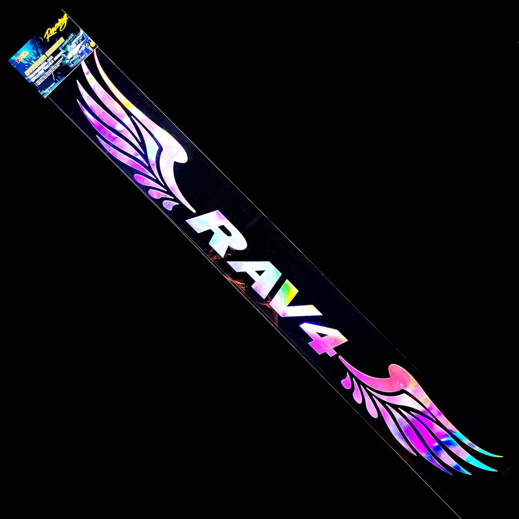 Miếng dán trang trí cửa sổ/kính chắn gió xe hơi hình chữ laser phản quang