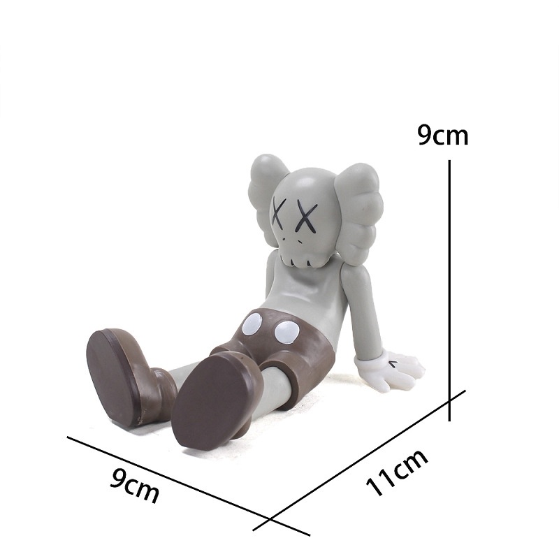 Mô Hình Nhân Vật Kaws Bằng Nhựa Pvc Trang Trí Bánh Kem