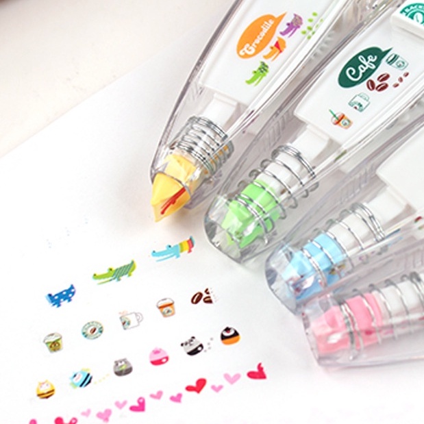 Bút xóa kéo cute in hình sticker dễ thương