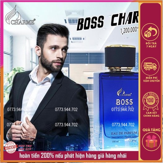 (cHÍNH HÃNG, SHIP HỎA TỐC) Nước Hoa Boss 100ml Dành Cho Nam Đẳng cấp Quý ông (Lưu Hương lâu)