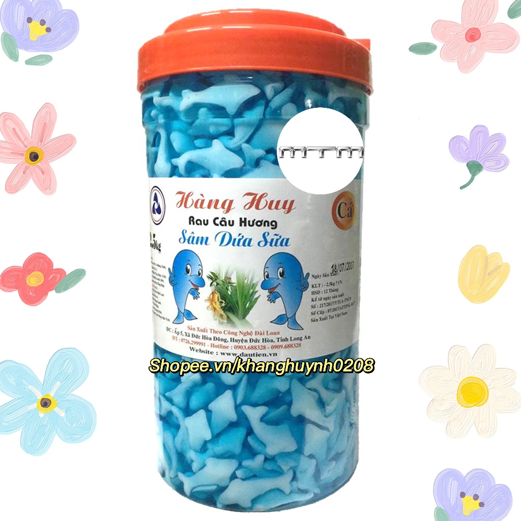 Thạch Cá Heo 5 Màu 2,5kg