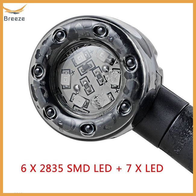 Set 2 Đèn LED Tín Hiệu Xi Nhan 2 Màu Phong Cách Cổ Điển Dành Cho Xe Mô Tô