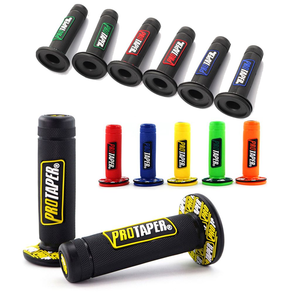 Vỏ bọc tay lái xe máy bằng cao su gel 7/8&quot; nhiều màu chống trượt