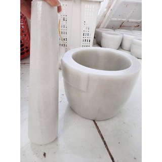 Cối đá lớn trắng 16cm