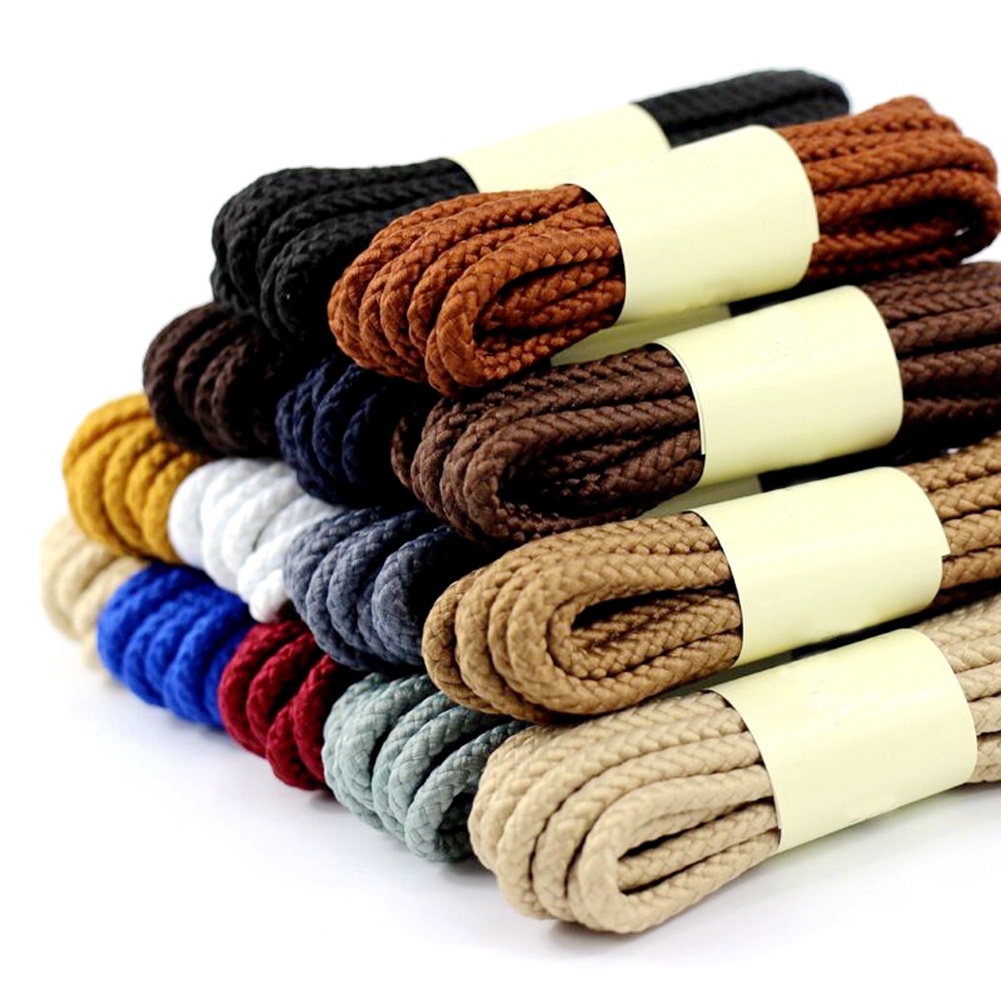 1 Cặp Dây Giày Thể Thao Hình Tròn Nhiều Màu Sắc Chất Lượng Cao 100-140cm Cho Nam Và Nữ