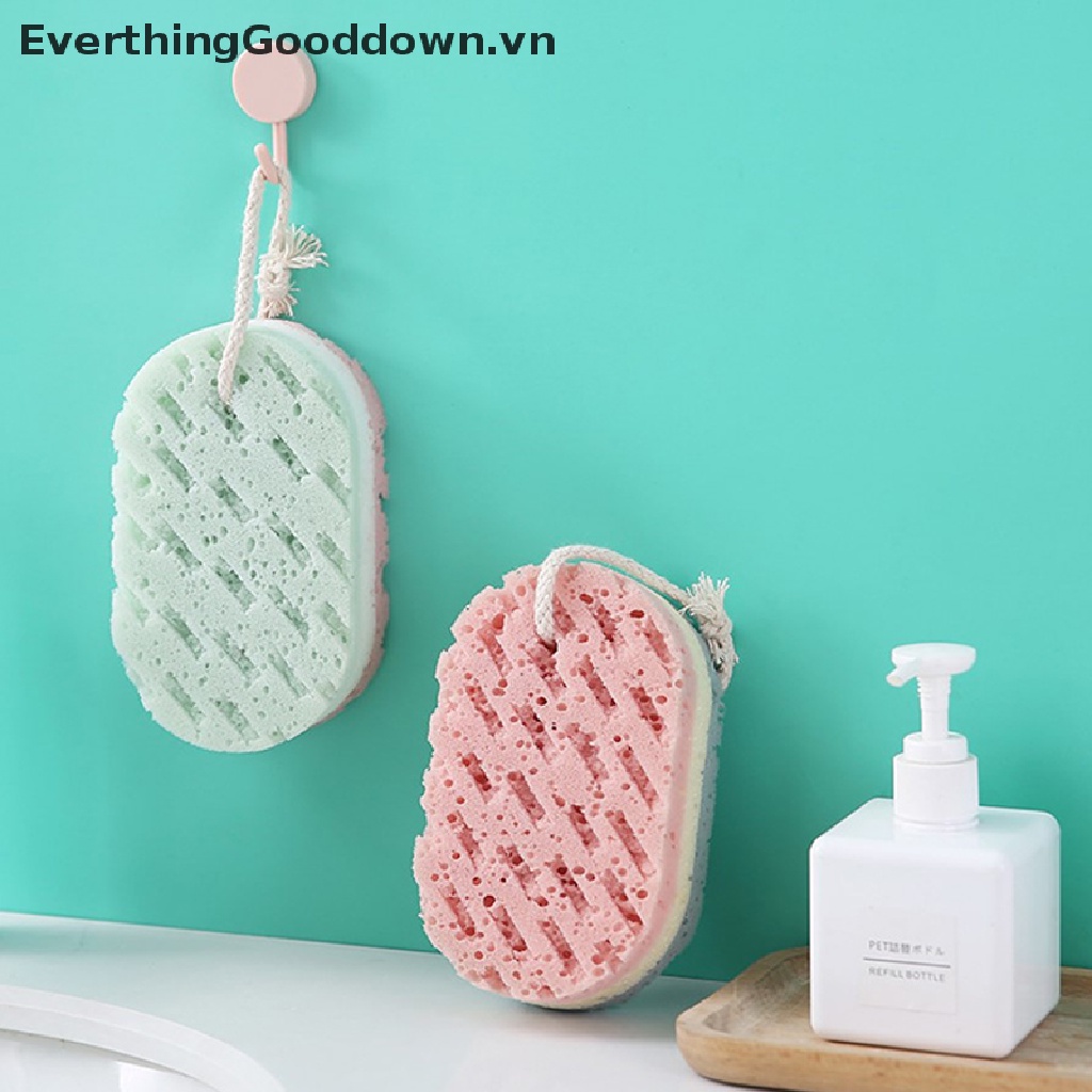 Bàn Chải Xốp Mềm Dùng Mát Xa Tẩy Tế Bào Chết Cho Da Tiện Dụng