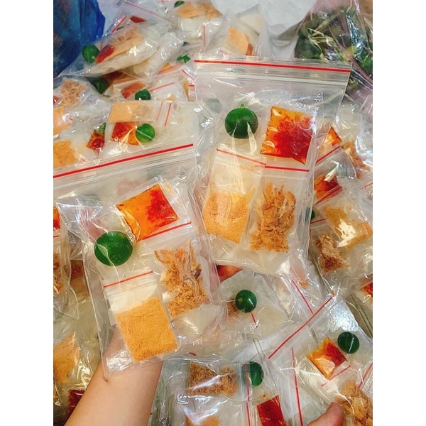 Bánh Tráng Phơi Sương Muối Nhuyễn Hành Phi  Bánh Tráng Ớt Tắc Túi Zip Siêu Hấp Dẫn