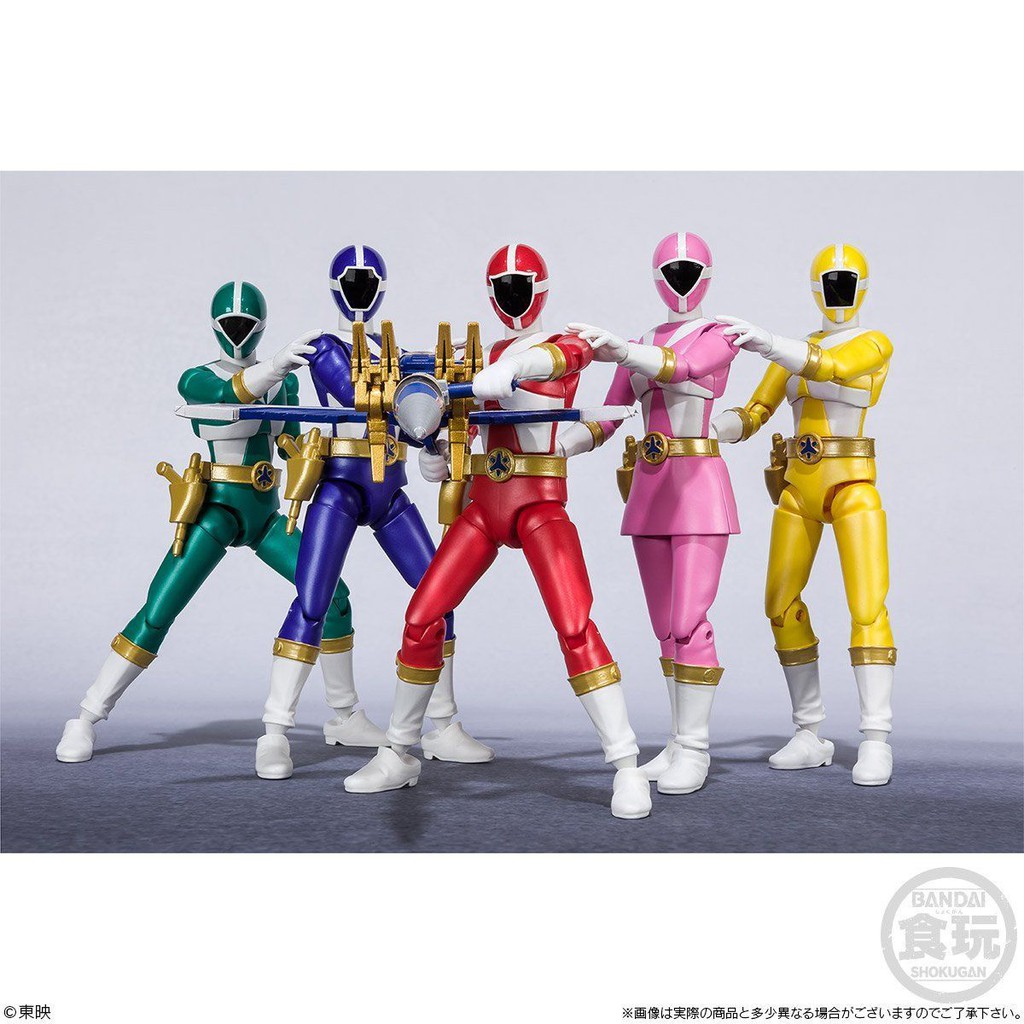 Chính Hãng - Mới - Mô hình động siêu nhân SHODO SUPER Kyukyu Sentai Gogo-V