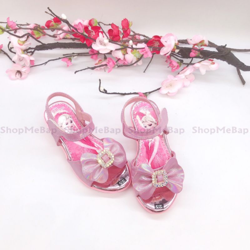 Sandal elsa cao gót da mềm đẹp suất sắc cho bé gái