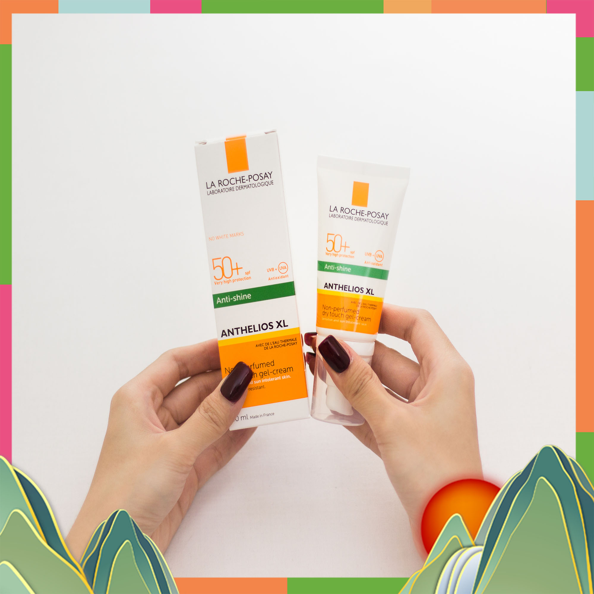 Kem Chống Nắng La Roche-Posay Anthelios Anti-shine Gel-cream Dry Touch Finish Mattifying Effect SPF 50+ 50ml | BigBuy360 - bigbuy360.vn