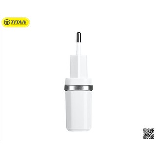 Củ Sạc 2 Cổng USB Kèm Dây Lightning HOCO - C12