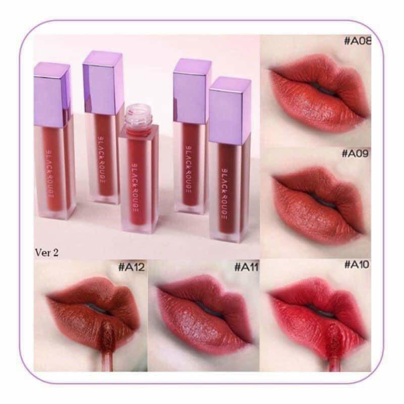 💮 Son Kem Siêu Lì  Black rouges A12 💮 Đẳng Cấp Quí Cô 💮 Handsmade💮