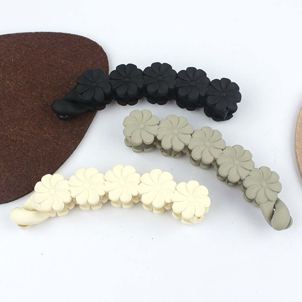 Kẹp tóc hình quả chuối bằng acrylic phong cách Hàn Quốc cổ điển ngọt ngào thời trang cho nữ