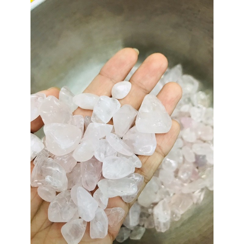 Đá vụn bóng thanh tẩy - Rose Quartz