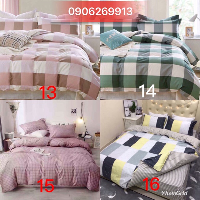 Bộ ga gối Demi 100% cotton