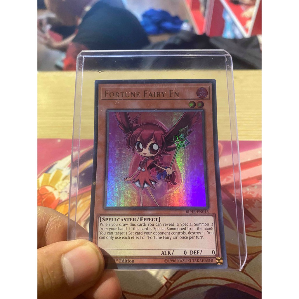 Lá bài thẻ bài Yugioh Fortune Fairy En - Ultra Rare - Tặng bọc bài nhựa bảo quản