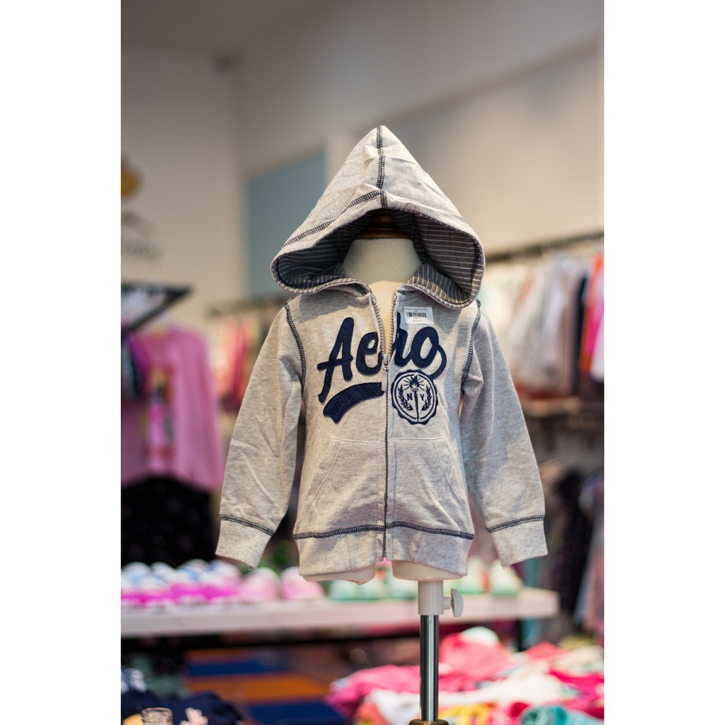 Áo khoác nỉ da cá bé trai có mũ kéo khóa Litibaby size 1-8T