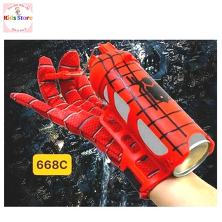 Đồ Chơi Găng Tay Người Nhện Bắn Tơ Cho Bé Đồ Chơi Spiderman Xịt Tơ