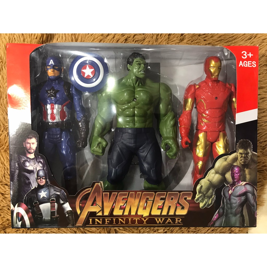 Mô hình biệt đội avenger có pin