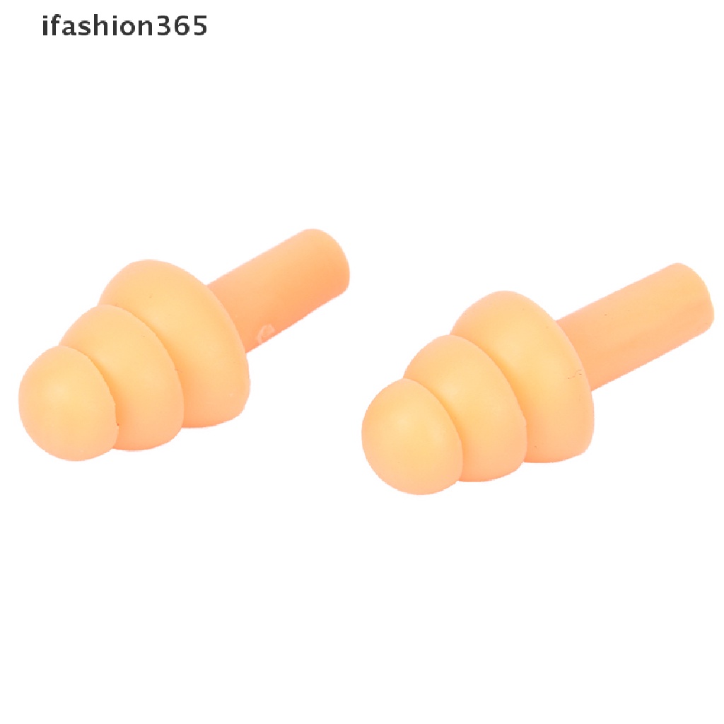 Set 10 Cặp Nút Bịt Tai Bằng Silicon Mềm Chống Ồn Khi Bơi Lội