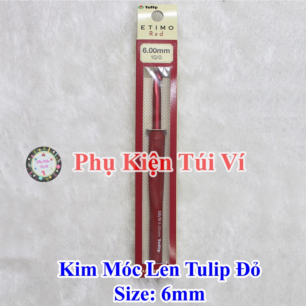 Kim móc len tulip đỏ / tulip red lẻ size