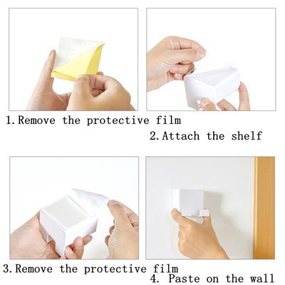 1 Giá Đỡ Điện Thoại / Điều Khiển Từ Xa Gắn Tường Tiện Dụng