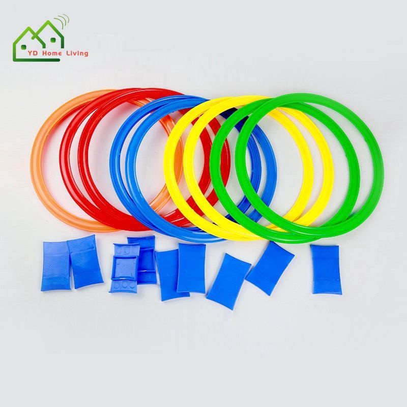 Bộ vòng nhảy thông minh, trò chơi tăng cường sự tập trung, sự thăng bằng và sự khéo léo của trẻ - Đồ dùng mầm non