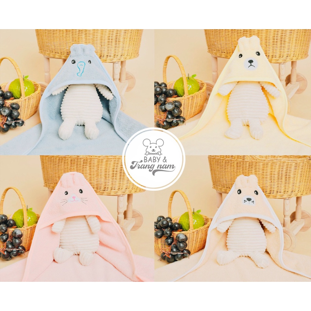 Chăn ủ lông cừu siêu ấm cho bé sơ sinh