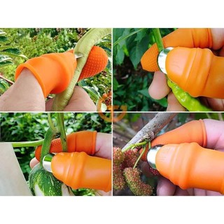 Ngón cái bấm cắt rau củ - nạo gọt tiện lợi chống bẩn móng tay