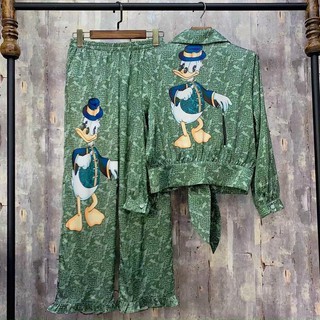 BỘ PIJAMA CỘT EO VỊT DONALD CAO CẤP (NEW)