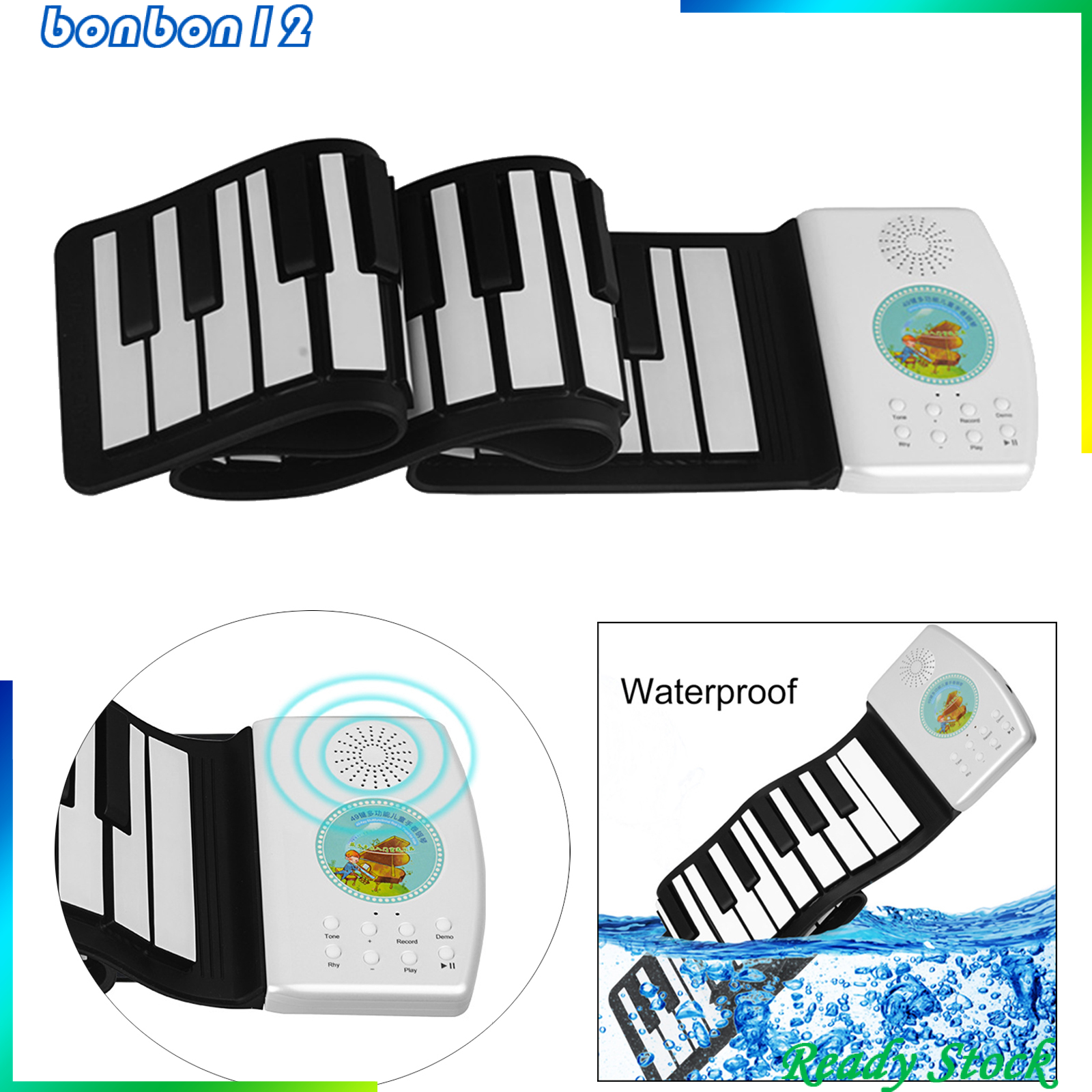 [Home Appliances]Roll Up Piano Electric Digital Roll Up Keyboard Piano Gifts