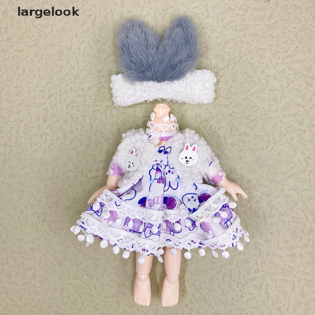 Bộ Đồng Phục Thời Trang Dành Cho Búp Bê 16-17cm Ob11 1 / 8 Bjd ♨Nóng Bỏng