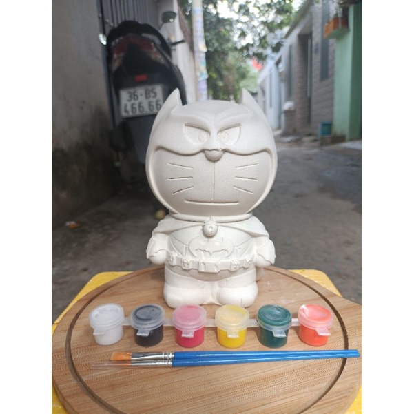 tượng thạch cao Đôrêmon batman