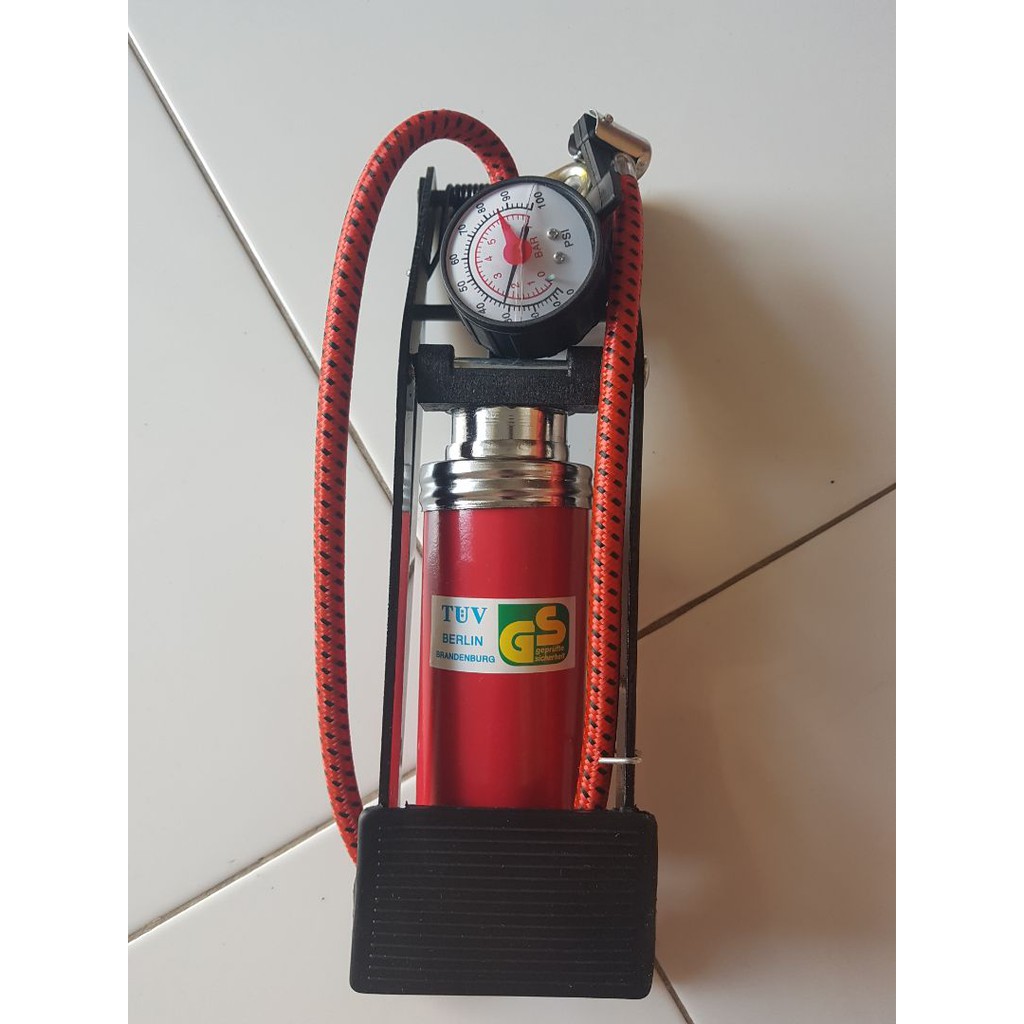 Bơm Hơi Đạp Chân Đa Năng Ô tô Xe Máy Xe Đạp Đa Năng Cao Cấp