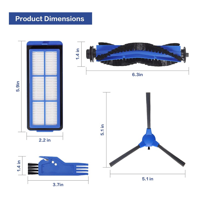 Bộ Phụ Kiện Máy Hút Bụi Eufy Robovac 11s Max