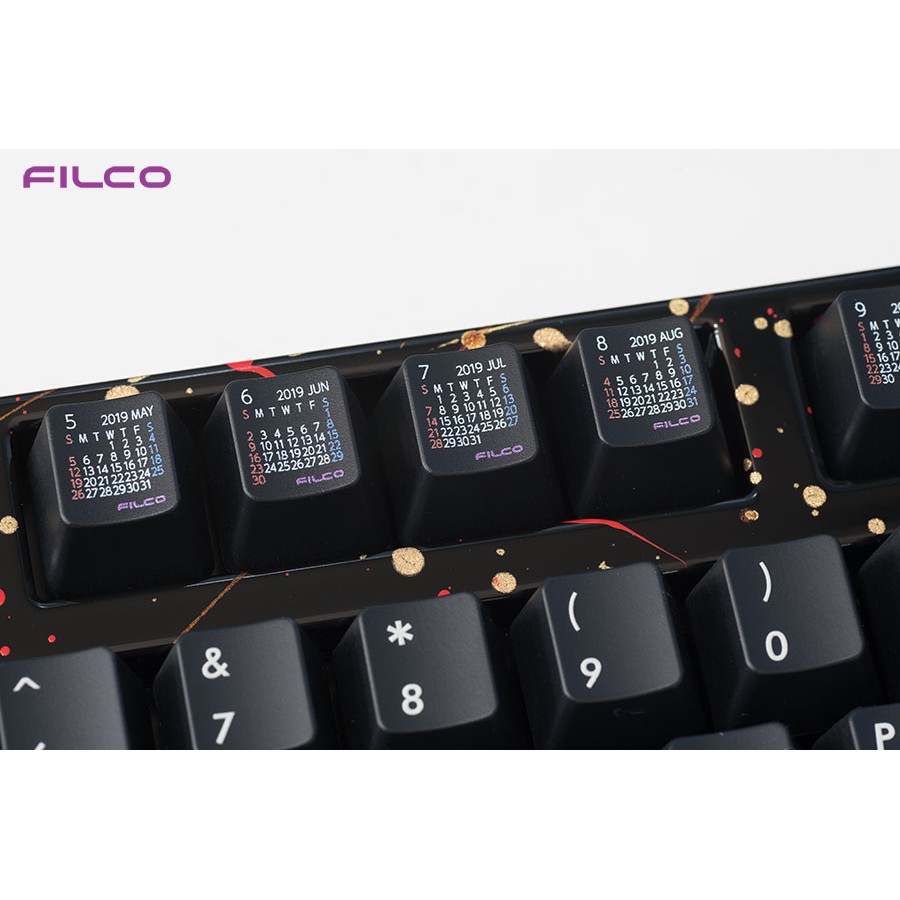 Keycap Filco lịch 2019 (Black) - Hàng chính hãng