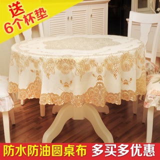 Khăn trải bàn tròn phủ 1m8
