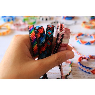 Vòng tay, vòng chân handmade hoạ tiết - Vòng tay tình bạn - Mẫu từ Trái qua Phải