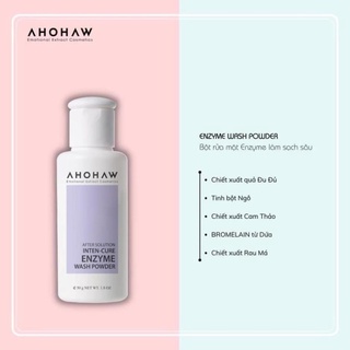 Bột rửa mặt Enzyme làm sạch sâu AHOHAW